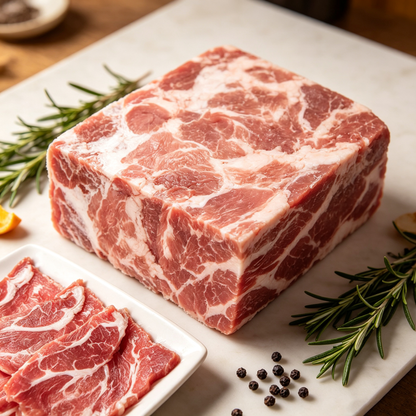 Frozen Raw Pork Block
