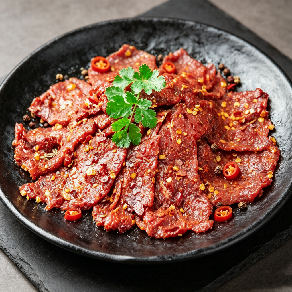 Marinated Spicy Beef Slices